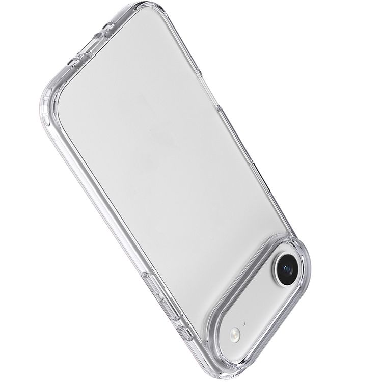 Levelo Clara Clear Case with Long-Lasting Clarity for iPhone 17 Air , Enhanced Camera & Screen Protection, Precision Fit, Shock-Resistant Bumper, Ever-Clear Technology, Drop-Tested - Transparent