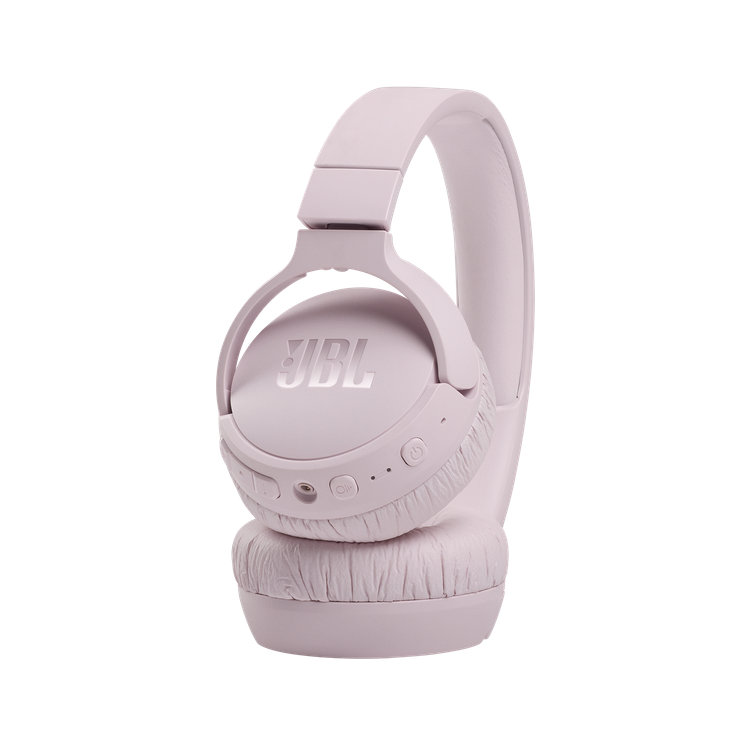 JBL T660 Over-Ear Wireless Bluetooth Headphone wit Noise-Cancelling, Pure Bass, 44-hours Battery Life with ANC on, Hands-free Calls,  Foldable Design - Pink