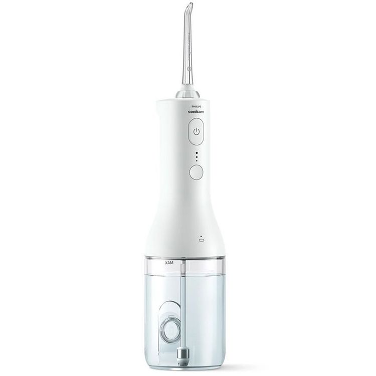 جهاز تنظيف الأسنان اللاسلكي من فيليبس سونيكير 2000 - جهاز لري الفم  - أبيض