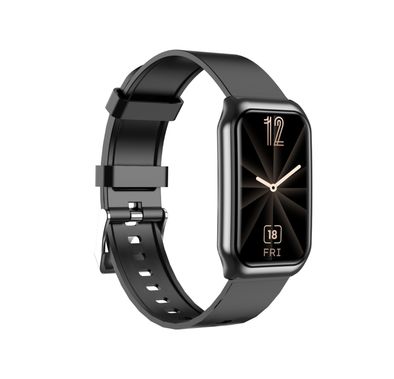 Green Lion Track Fit Smart Watch with 1.45" TFT IPS Display, Bluetooth Version 5.2, Magnetic Charging Type, 2-3 Hours Charging Time, 3-5 Days Working Time, 170 × 320 Pixels Resolution, IP65 Water Resistance Level, Exercise Records, Health Monitoring, Sport Modes, Flashlight, BT Calls - Black