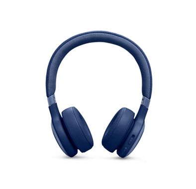 JBL Live 670NC Wireless Over-Ear Headphones With True Adaptive Noise Cancelling, Hands Free Call, Detachable Cable, Built-in Microphone, Ambient Aware - Blue