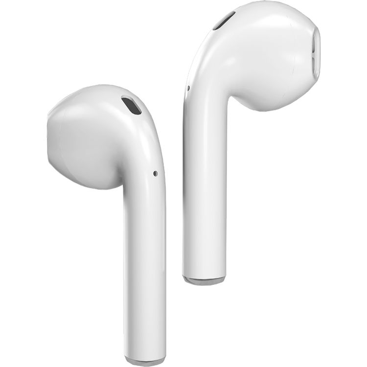 Porodo Soundtec Pure Sound Wireless Earbuds with Touch Control, Optical Sensors, Auto-pairing, Excellent Tone Quality, Siri Access, 2.5 Hours Talking Time - White