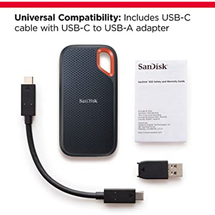 SanDisk Portable 500GB SSD  - Up to 1050MB/s