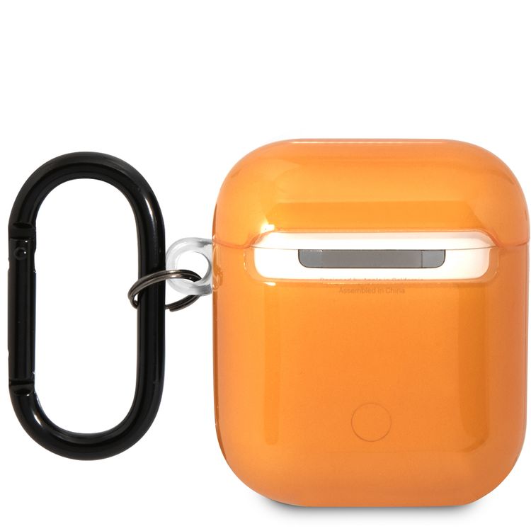 AMG Apple Airpods 1&2 Case with Accurate Cutouts, Protection Against Scratches, Dirt and Minor Drops, Inspired by AMG Vehicles, Transparent TPU Material - Yellow