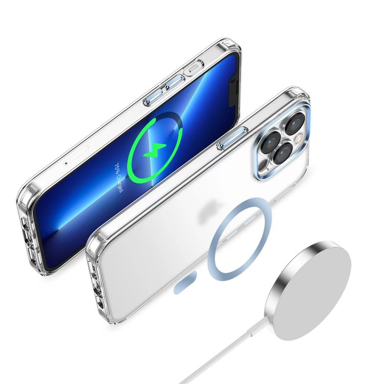 Green Matt Magsafe 2 IMD Anti-Scratch Case 13 Pro Max - green