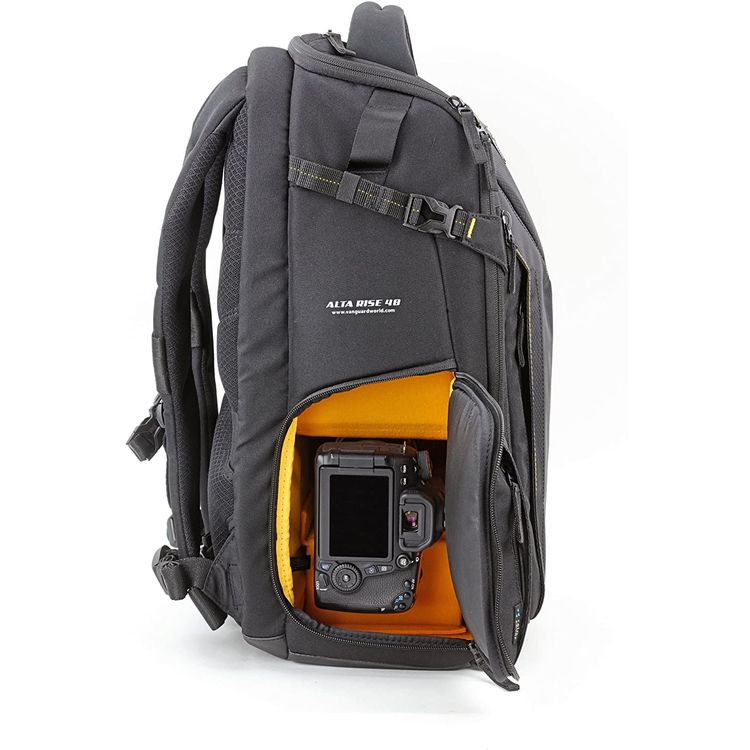 Vanguard Alta Rise 48 Camera Backpack, Alta Access 48, Black