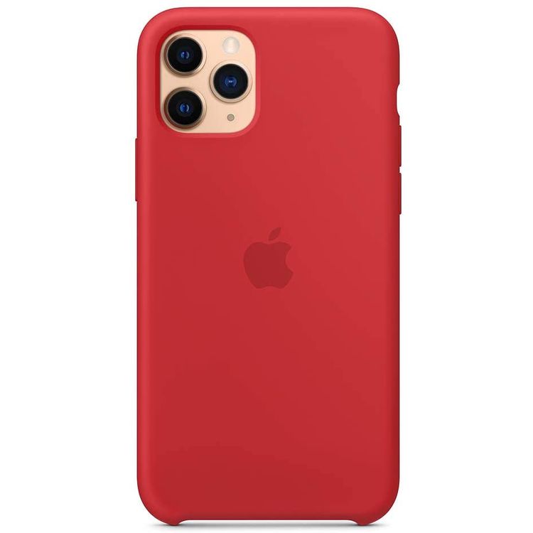 Apple iPhone 11 Pro ( 5.8" ) Silicone Case - (PRODUCT) Red