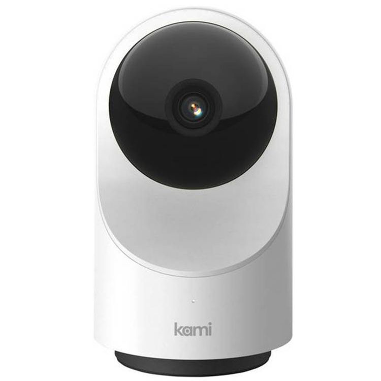 Kami Y32 Home Security Camera System 1080p HD Indoor Smart Surveillance Cam Motion-Activated with Wireless Wi-Fi 2-Way Audio 1 Year Free Cloud Storage, Night Vision