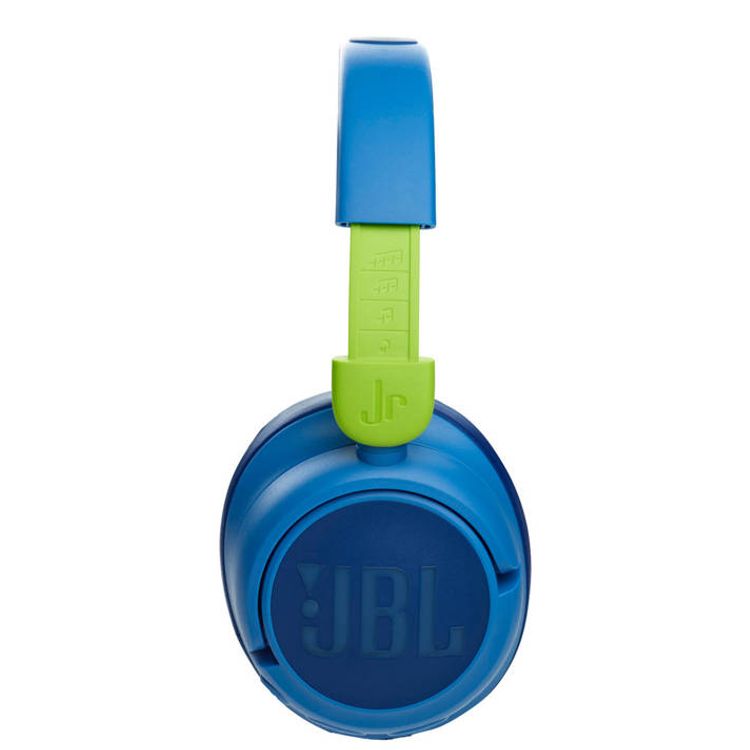 JBL JR460NC Wireless Over-Ear Headphones with Noise Canceling for Kids, Lightweight & Compact Design, Up to 30 Hours Music Play Time, 3 Microphones, Multi-Point Connection, Rechargeable Battery, Built-in Microphone - Blue