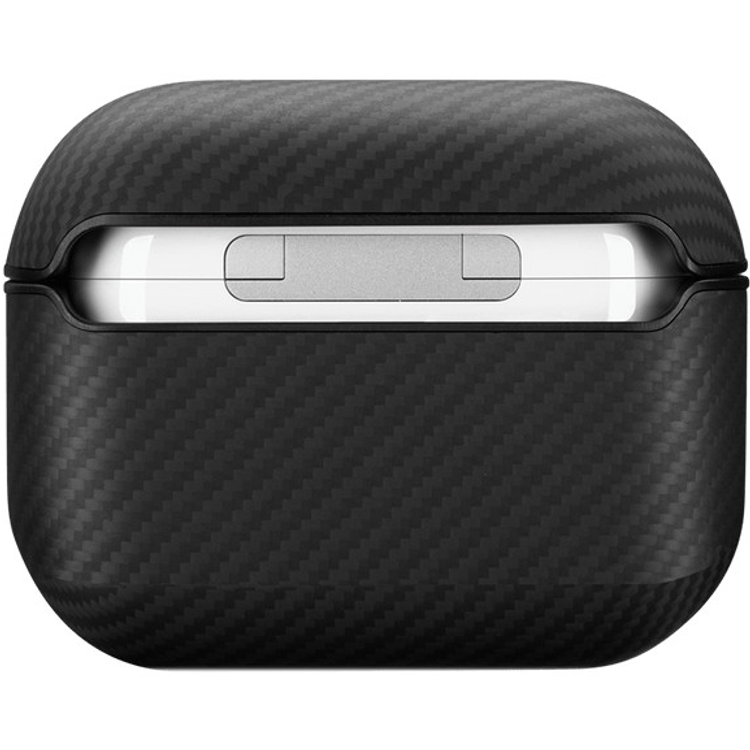 Pitaka MagEZ Magsafe Airpods Case for Airpods 3 - أسود / رمادي من نسيج قطني طويل