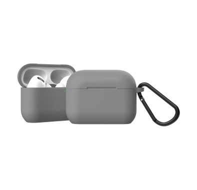 Green Lion Berlin Series Silicone Case for Airpods Pro 3 with Full Protection Design, Slim & Lightweight, Anti Fingerprint, Anti Scratch, Premium Quality, Unique Design - Gray