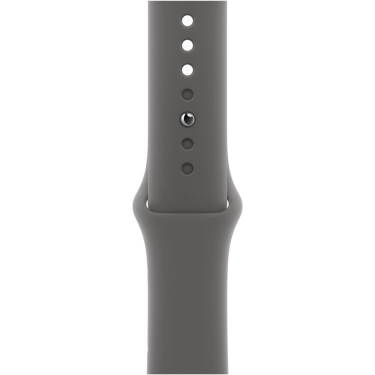 ساعة Apple Watch Series 10 GPS + Cellular مقاس 46 مم هيكل من التيتانيوم الطبيعي مع حزام رياضي باللون الرمادي الحجري، عمر بطارية يصل إلى 18 ساعة، بلوتوث 5.3، شاشة Retina LTPO3 دائمة التشغيل - تيتانيوم طبيعي