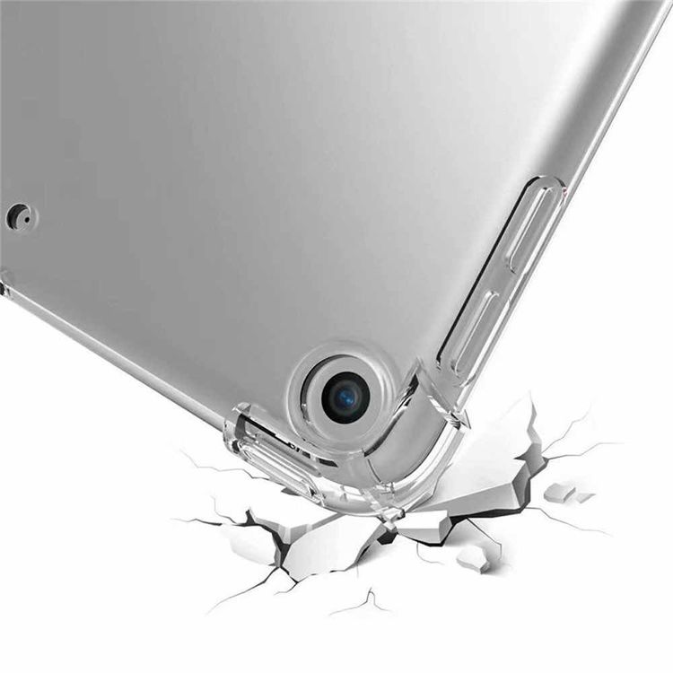 Green Lion Slim & Lightweight TPU/PC Back Case for iPad 10.2" (2019) Crystal Clear Flexible Bumper, Anti-yellow, Easy Access to All Ports, Anti-Scratch