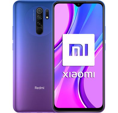 هاتف Redmi 9 الذكي ثنائي الشريحة 4G LTE بشاشة 6.53 بوصة وذاكرة وصول عشوائي 4 جيجابايت / ذاكرة تخزين داخلية 64 جيجابايت وكاميرا أمامية بدقة 8 ميجابكسل وكاميرا خلفية بدقة 13 ميجابكسل وشريحة MediaTek Helio G80 وبطارية 5020 مللي أمبير تدوم طوال اليوم