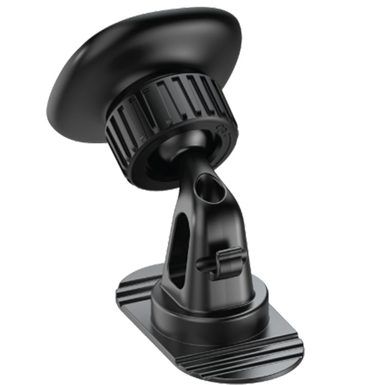 Green Lion Dash Hold Car Phone Holder with Cable Management Hook, Flexible Base Plate, Residue-Free Attachment, One-Hand Operation, Swivel Lock Base - Black