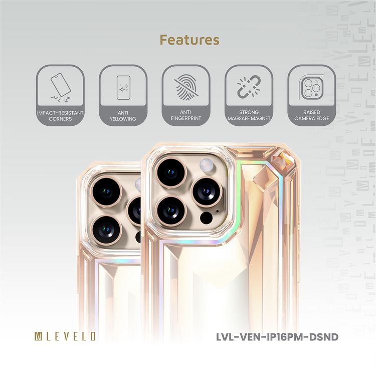 حافظة فينيسا الماسية من ليفيلو