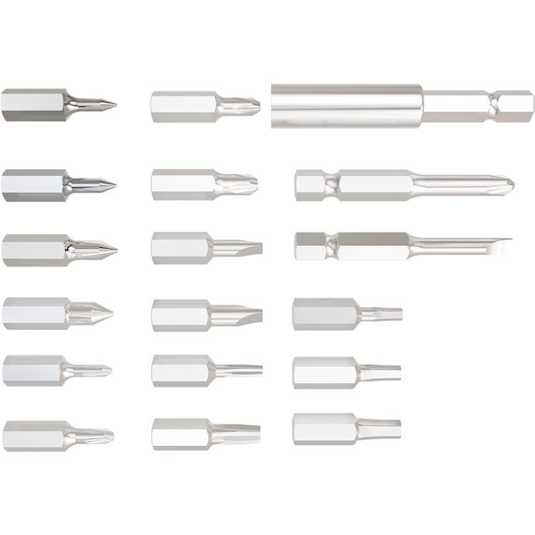 Green Lion GSD-28 Cordless Screwdriver with 280RPM No-Load Speed, Precise Torque Control, CR-V Magnetic Bits, Dual-Mode Operation, USB-C Charging Port, LED Working Light, 28-Piece CR-V Bit Set & Storage Case, 3.5N.m Maximum Torque - Gray