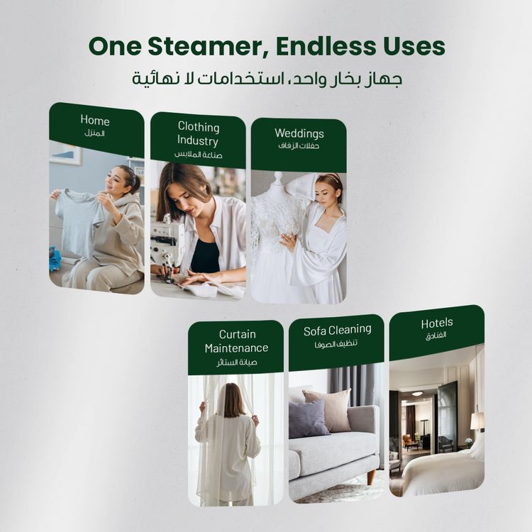 Green Lion Garment Steamer with 1800W Rated Power, 350mL Water Tank Capacity, 32g/min Steam Output, 65.56-110°C Temperature Range, Vertical, Flat, Inclined Steaming, 35 Seconds Fast Heating Time, 20 Minutes Continuous Steam Time, Gentle Fabric Care, Automatic Shut Down, Detachable Water Tank - Beige