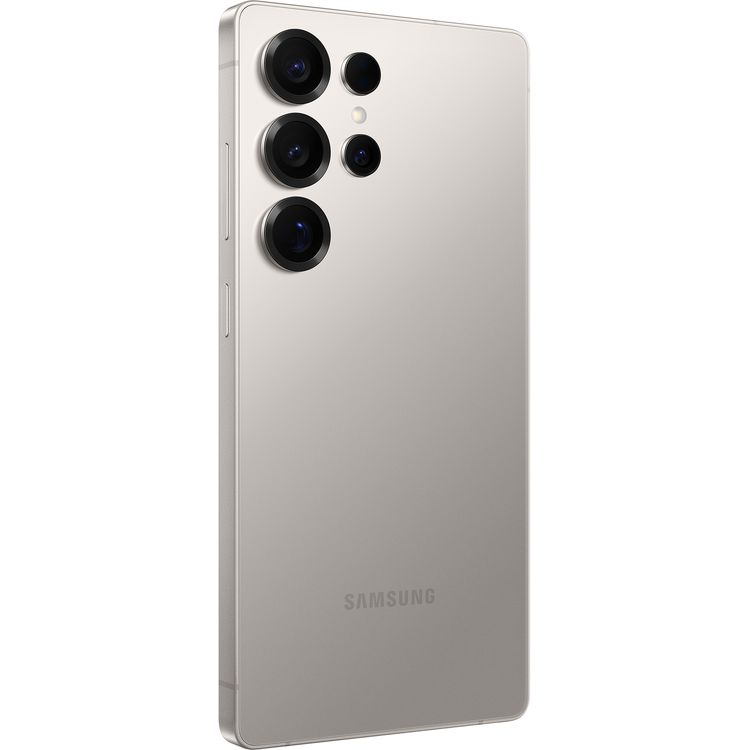 Samsung Galaxy S25 Ultra with 256GB Capacity, 6.8-inch Screen Size, Octa-Core CPU, 5G Network Technology, Rounded Design, 50MP Rear Camera, Middle East Version - Titanium Gray