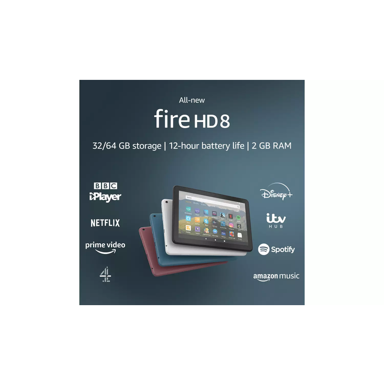 Tablet Amazon FIREHD8-TWLBLU Fire HD 8 32GB Tablet With Alexa - Twilight Blue