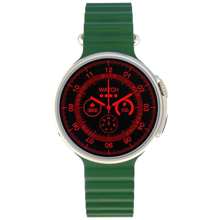 Porodo Ultra Evo Smart Watch 1.51" Wide Touch Screen - Green