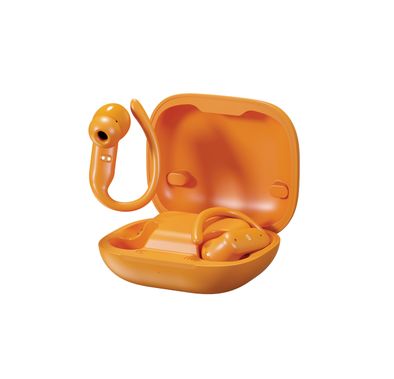 Porodo Soundtec Canary In-Ear Earbuds with 4 Hours Play Time, Automatic Connection, Voice Assistant, Hi-Fi Sound Quality, Touch Control, Ergonomic Fit, TWS Pairing, Bluetooth Version 6.0 - Orange 