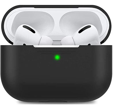 Ahastyle Premium Silicone Protective Case Compatible for AirPods Pro - Shock & Impact Drop Protection Cover - Scratch Resistance -  Dustproof Case - Black