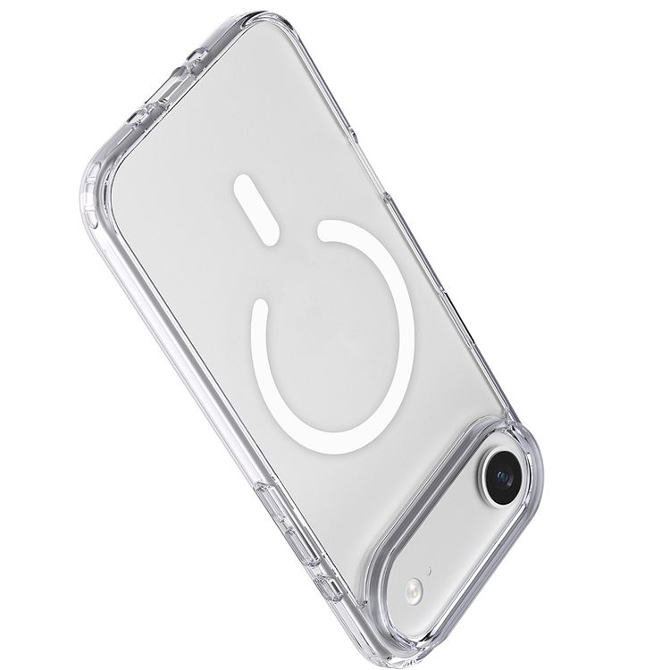 Levelo Clara Clear Case with MagSafe Compatibility for iPhone 17 Air , Enhanced Camera & Screen Protection, Precision Fit, Shock-Resistant Bumper, Ever-Clear Technology, Drop-Tested - Transparent