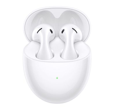 Huawei Freebuds 5 True Wireless Earbuds, Active Noise Cancelation, Up to 30 Hours Music Playback, USB Type-C Charging Port - Ceramic White