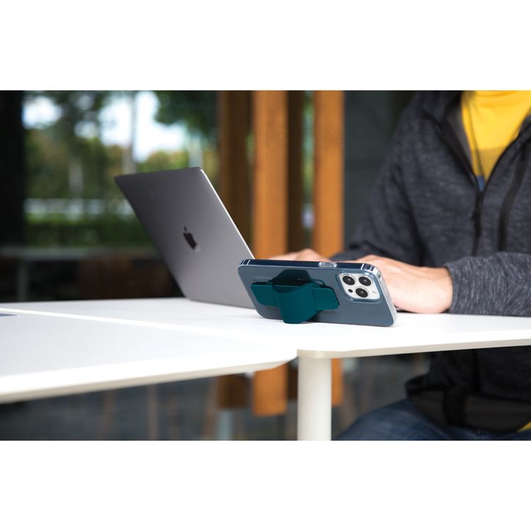 Viva Madrid Loope Shock Absorbent TPU/PC Air Pockets Case with Silicone Grip Compatible for iPhone 13 (6.1") Easy Access to All Ports, 10ft Drop Protection, Anti-Scratch Back Cover Suitable with Wireless Charging - Pacific Blue