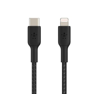 Lightning to USB-C Cable Belkin CAA004btMBK 2m / 6.6ft - Black