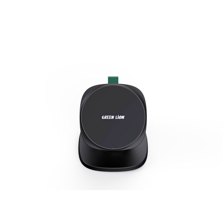 Green Lion Snail Mount Car Phone Holder, MagSafe Compatible, N52 x17 Strong Magnets for Secure Grip, Twist-Lock Telescopic Design with Hidden Rod, 360° Rotating Base, Extendable Height, Dual-Axis Rotation, One-Handed Operation, Flexible Viewing Angle, Lightweight (128g) And Compact - Black