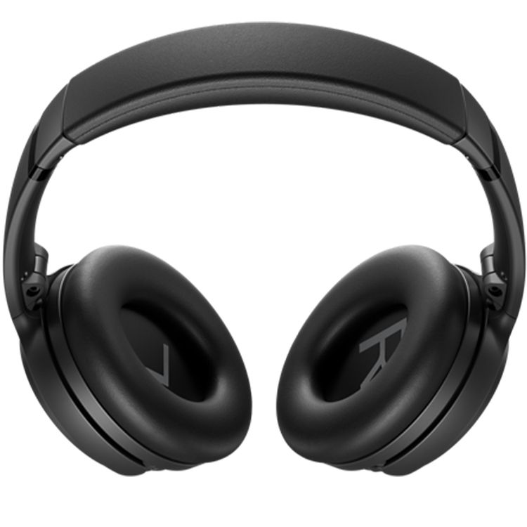 Bose Quiet Comfort Ultra Headphones with Removable Cushions, Active Noise Cancelling, Built-in Microphone, Echo Reduction, Up to 24 Hours Playtime - Black