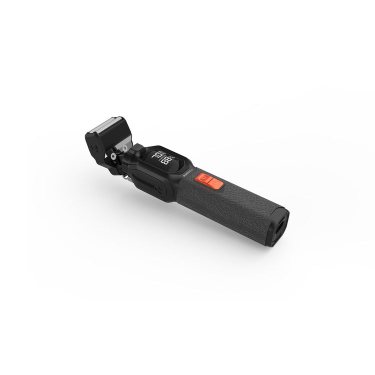 Porodo Multi-Purpose Trio Grooming Kit with Hair Clipper & Beard Shaver, 5W Rated Power, 200 Minutes Working Time, 4 Combs, 2000mAh Battery Capacity, LED Digital Display, 7000RPM Motor Speed, USB-C Charging - Black