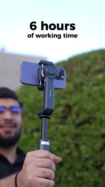 Shop Porodo Ati-Shake Gimbal with Rotatable Central Control (PD-ASGMRC-GGY)