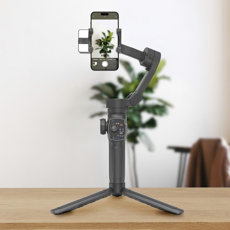 بورودو AI المقتفي Gimbal P9 - أسود
