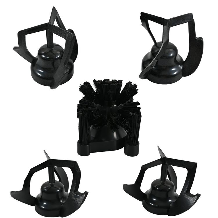 LePresso Sterilix Portafilter Cleaner Machine with Stainless Steel Material, Tringular Spiral Scraper Blade Type, 51 & 58mm Portafilter, Detachable Design, One Touch Operation - Silver