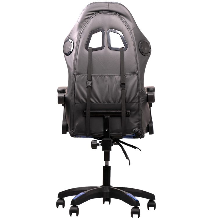 Porodo Gaming Professional Chair with Bluetooth Speaker, Massager & RGB Lights
