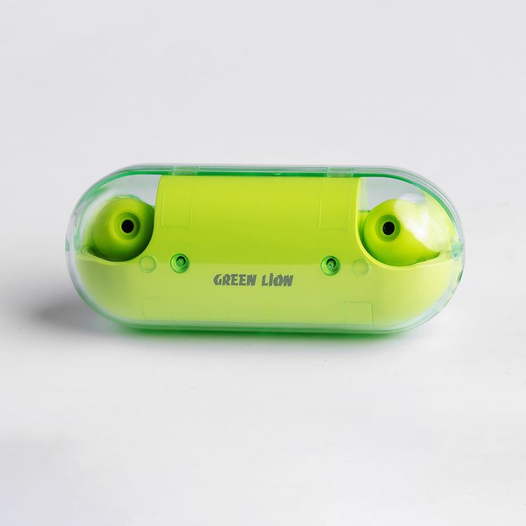 Green Lion Sonic Wireless Earbuds with LED Power Display, 4 Hours Working Time, Bluetooth 5.3, 200mAh Charging Case, 30mAh Earbuds Battery, Bass Sound Effect, 10m Bluetooth Range - Green