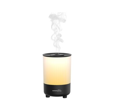 Porodo Blue NOA Portable Aroma Diffuser with Colorful Lights, Adjustable Brightness, Delicate Moisture, Aromatherapy and Mist Function,  150mL Capacity, 7 Color Modes, ABS + PC Material, 6.5 W Rated Power, USB-C Charging Port, 850mA Rated Current - Black 