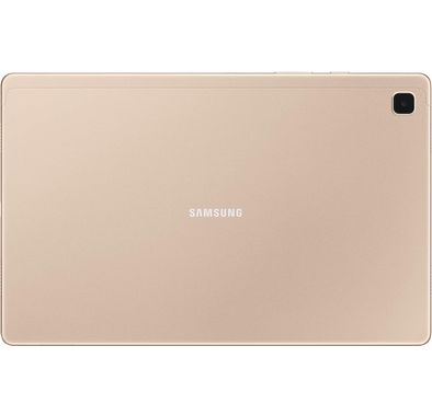 Samsung Galaxy Tab A7 T500 10.4" inch Display 3GB RAM / 32 GB ROM, 15W Fast charging, 7040 mAh Long-Lasting Battery, Snapdragon Chipset, Octa-Core Processor, Tablet with Face Recognition, Samsung Knox ( Wi-Fi + LTE ) - Gold