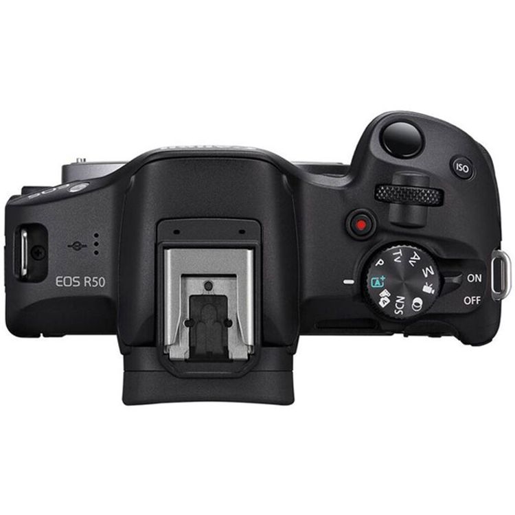 Canon EOS R50 Mirrorless Camera  RF-S 18-45mm f/4.5-6.3 IS STM Lens 