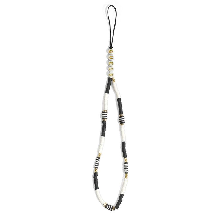 Guess Phone Strap Heishi Beads 25cm