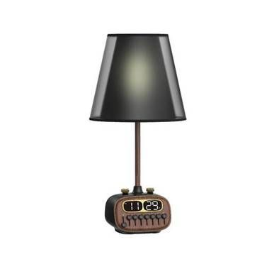 Porodo Retro Desk Lamp White-Noise & BT Speaker, Alarm an...