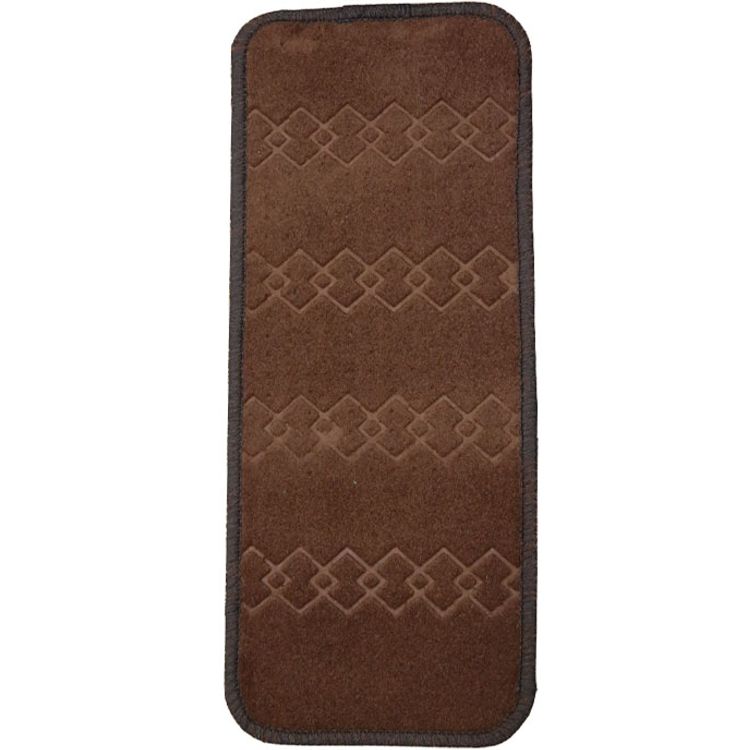 RoadPower Universal Car Floor Mats Patterned - Brown