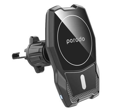Porodo Magsafe Wireless Car Mount Dual Stand Combo 15W - ...