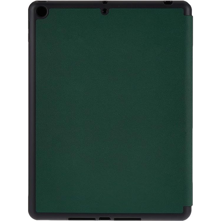 Green Lion Hogo Premium Case with Pencil Holder for iPad 10.2", Stable Trifold Stand, Full Body Drop Protection, Soft TPU Easy Install & Remove, Effective Shockproof - Green