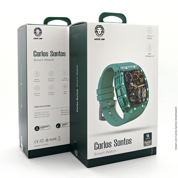 Green Lion Carlos Santos Smart Watch - Light Blue
