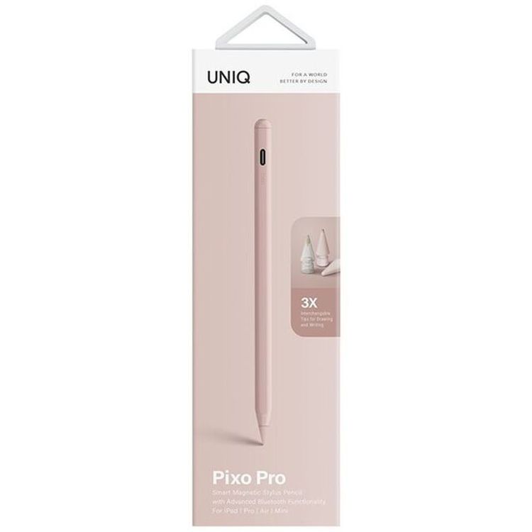 Uniq Pixo Pro Magnetic Stylus for iPad | Blush