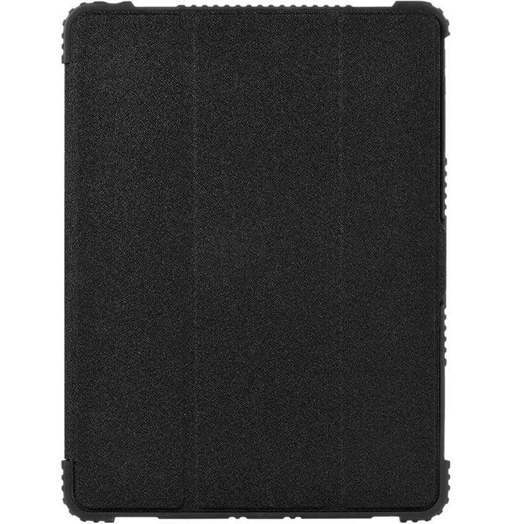 Devia Shock Series Shockproof Case with Pencil Slot for Apple iPad 10.2", Elegant Slim Lightweight Stand Protective Cover, Full Protection Case - Black